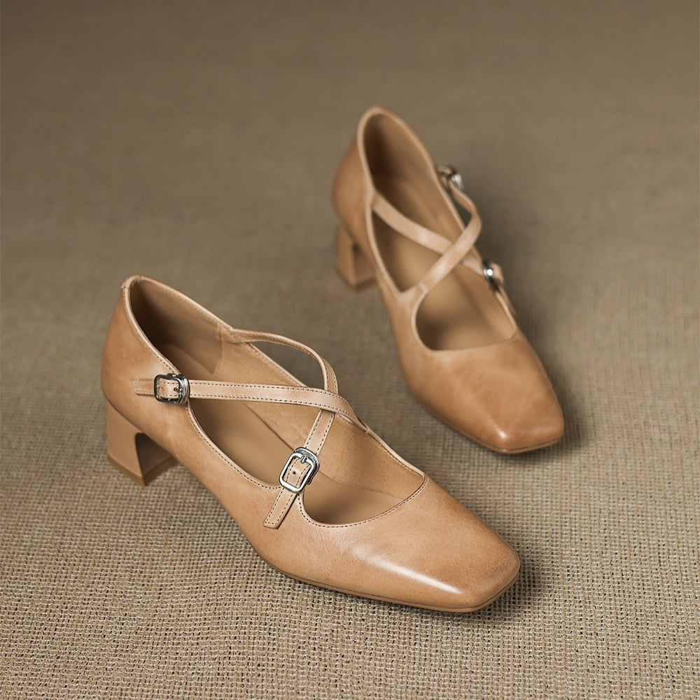 Marvane Leder Kitten Heels – Isabels Modehaus (Bild 6)