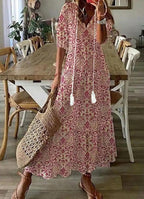 Amalia | Boho Vintage Sommer Maxikleid – Isabels Modehaus (Bild 8)
