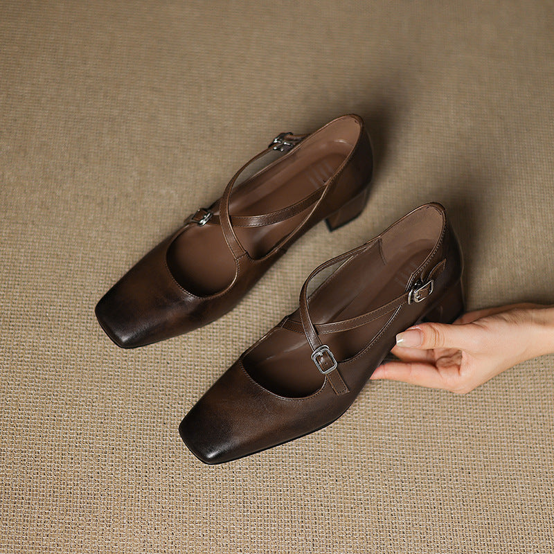 Marvane Leder Kitten Heels – Isabels Modehaus (Bild 12)