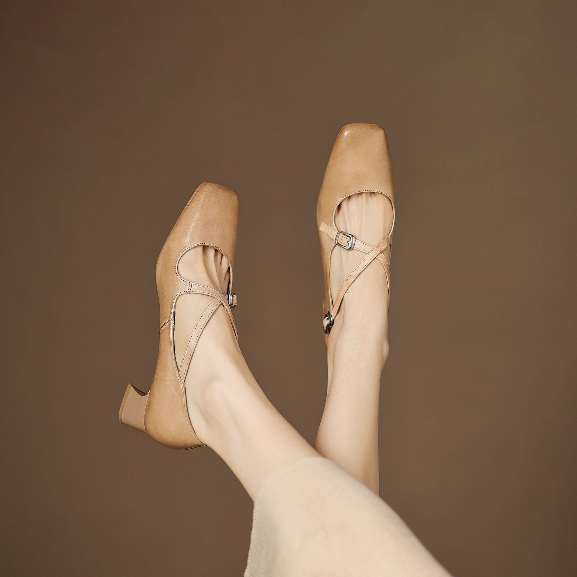 Marvane Leder Kitten Heels – Isabels Modehaus (Bild 3)