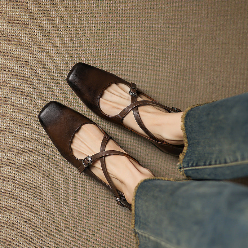 Marvane Leder Kitten Heels – Isabels Modehaus (Bild 11)