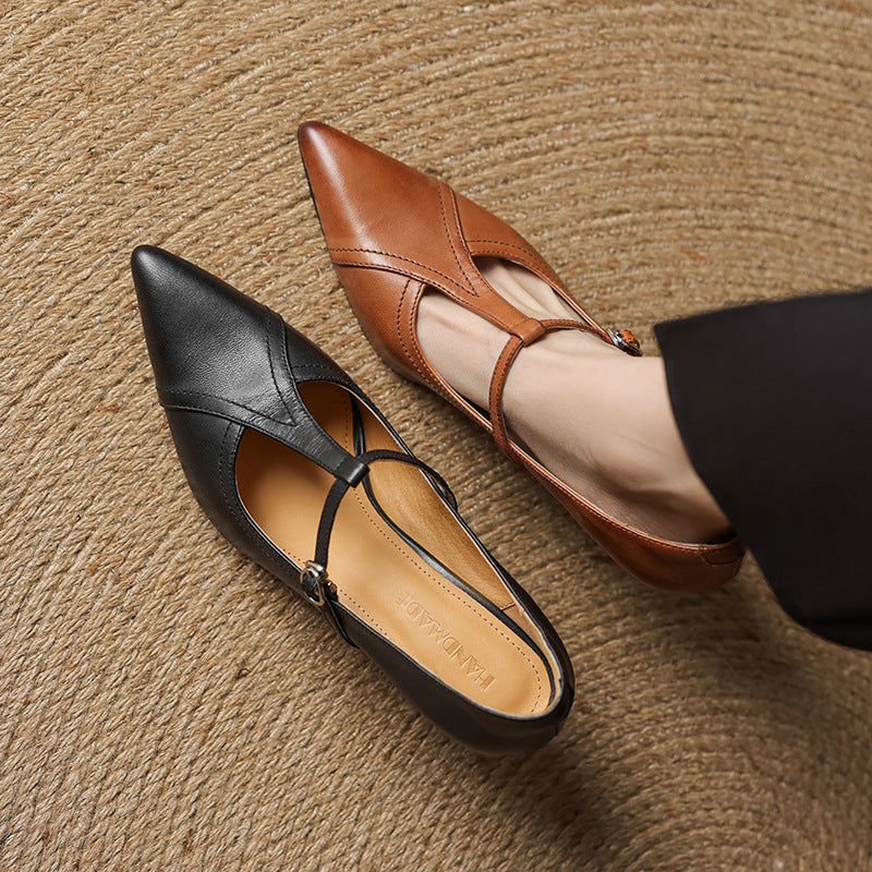 Aveline Leder T-Riemen Pumps – Isabels Modehaus (Bild 6)