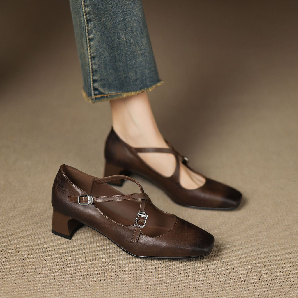 Marvane Leder Kitten Heels – Isabels Modehaus (Bild 10)