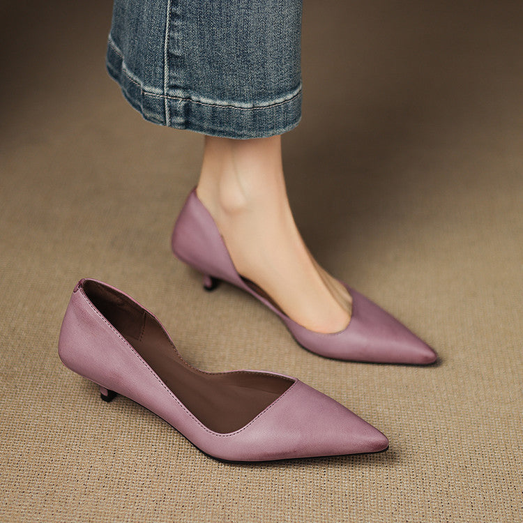 Orlisse Leder Kitten Heel Pumps – Isabels Modehaus (Bild 19)