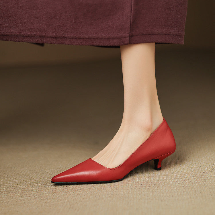 Orlisse Leder Kitten Heel Pumps – Isabels Modehaus (Bild 15)