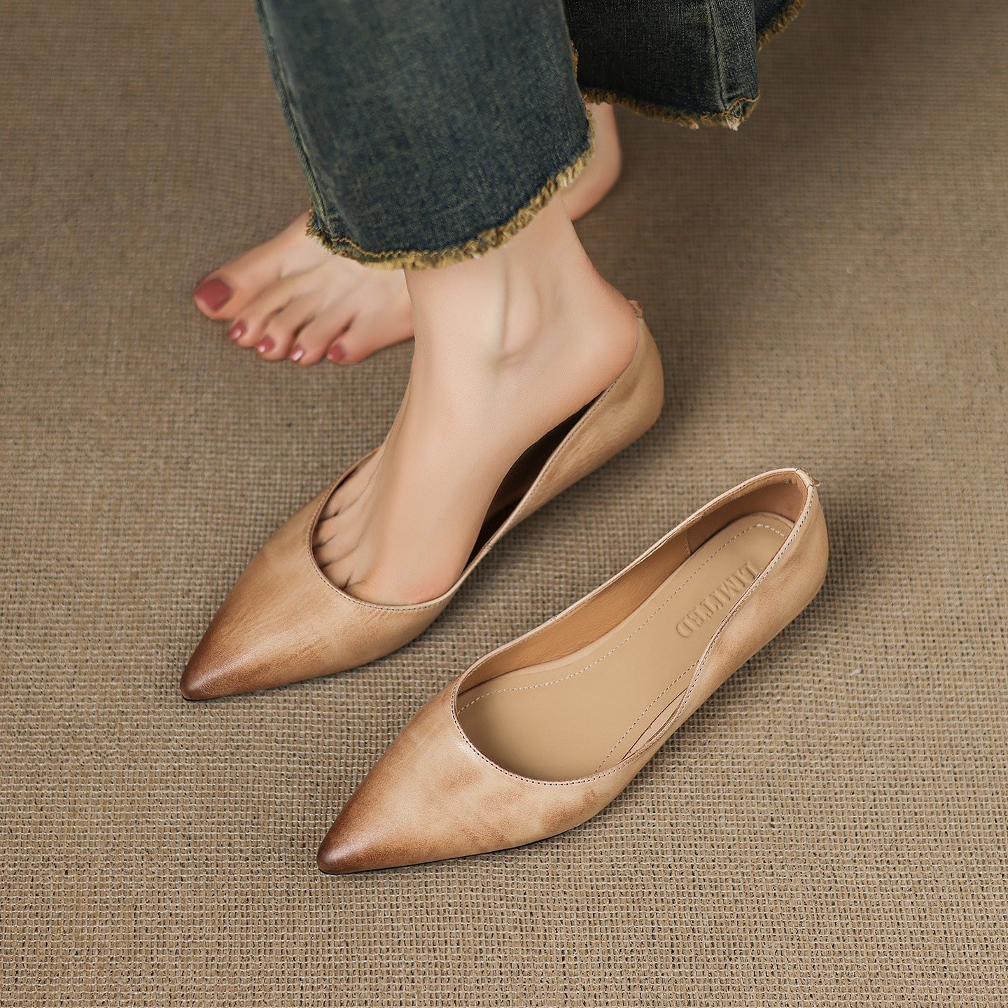 Arla Echtes Leder Ballerinas – Isabels Modehaus (Bild 2)