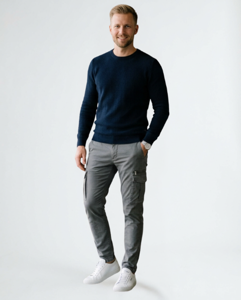 Paul | Premium Herren-Cargo-Stretchhose – Isabels Modehaus
