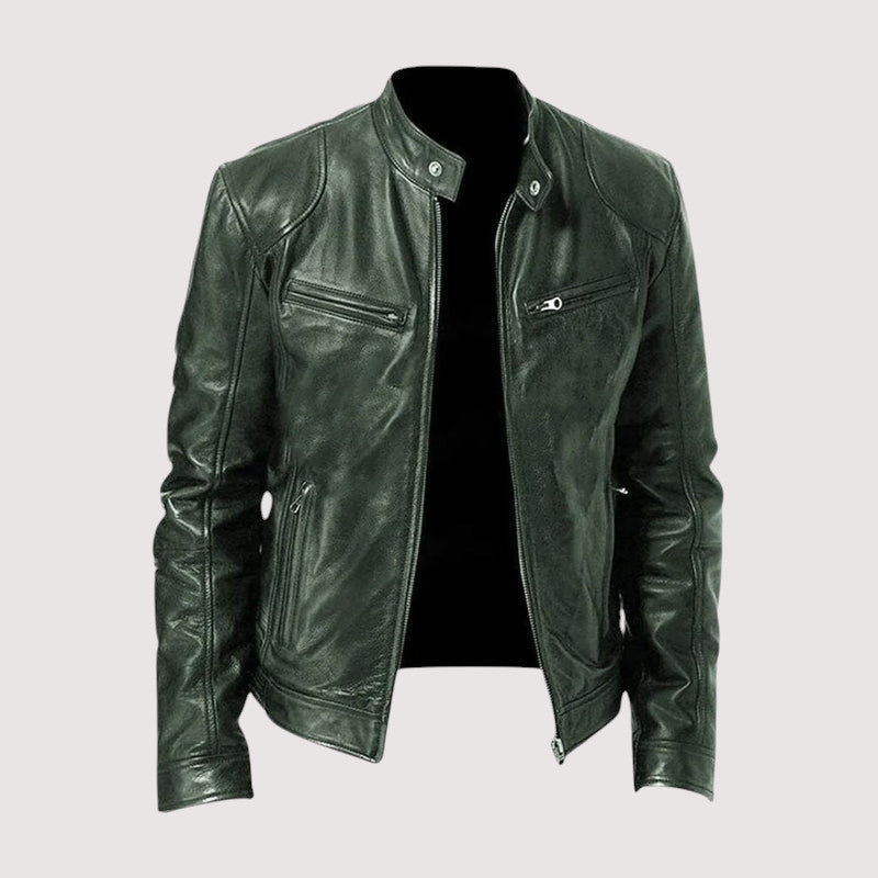 Massimo | Zeitlose Bikerjacke aus veganem Leder – Isabels Modehaus (Bild 6)