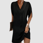 Alysa™ Elegantes Halbarmkleid – Isabels Modehaus (Bild 2)