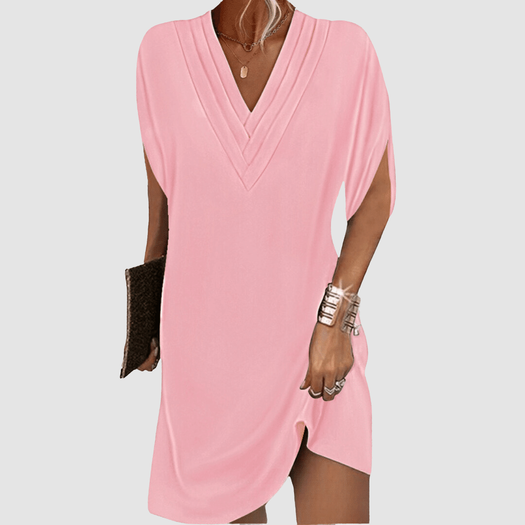 Alysa™ Elegantes Halbarmkleid – Isabels Modehaus (Bild 3)