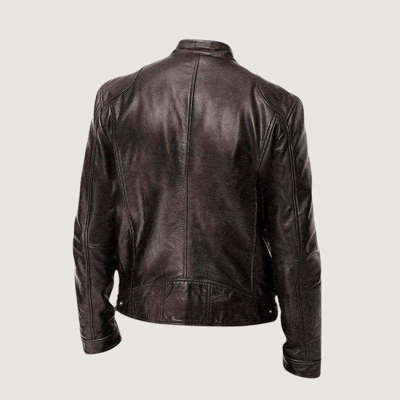 Massimo | Zeitlose Bikerjacke aus veganem Leder – Isabels Modehaus (Bild 5)