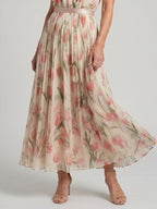 Aurelle | Halter Neck Floral Midi Kleid – Isabels Modehaus (Bild 5)