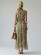 Naomi | Halter Maxi Kleid – Isabels Modehaus (Bild 4)