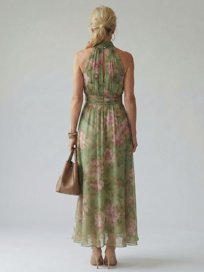 Naomi | Halter Maxi Kleid – Isabels Modehaus (Bild 4)