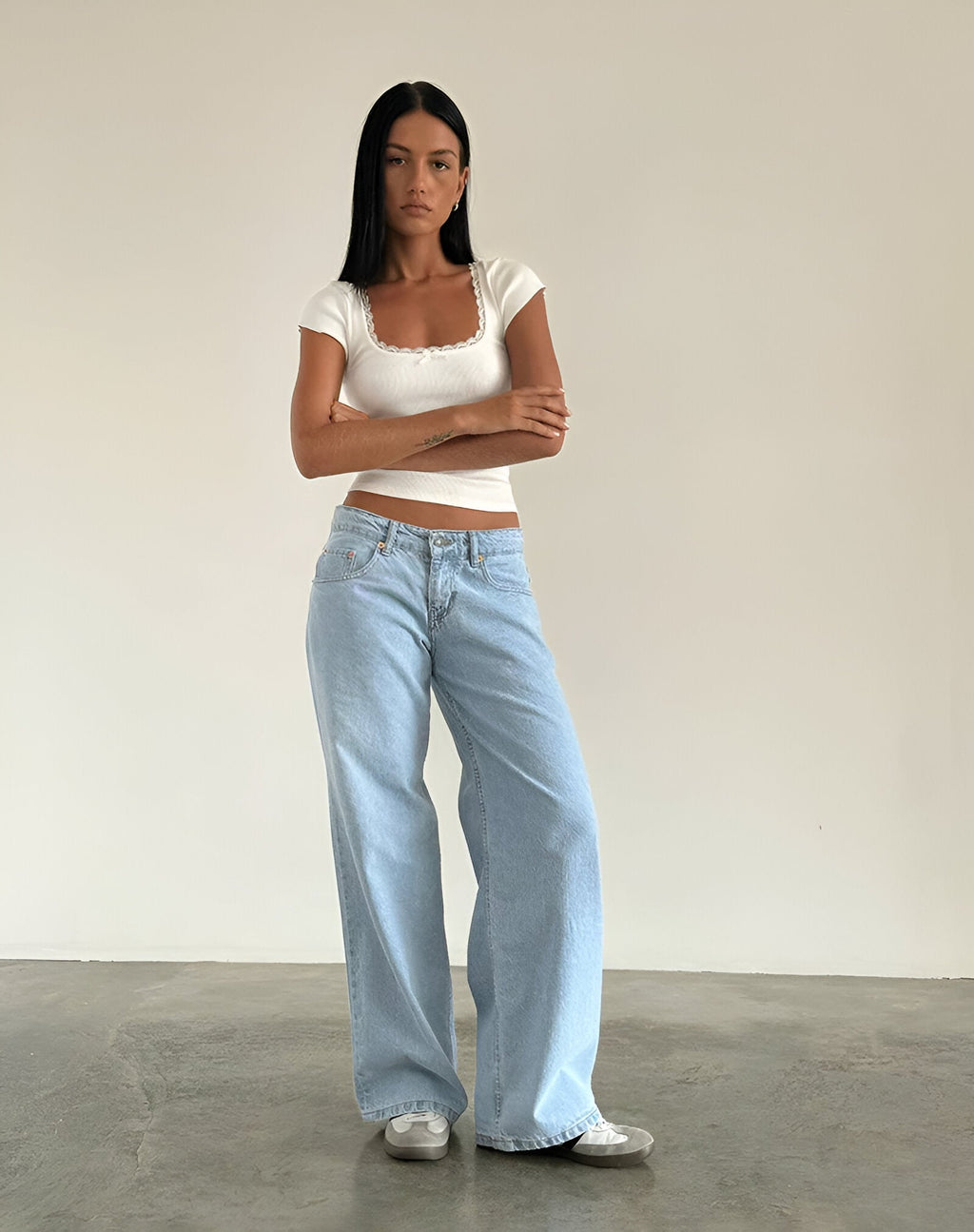 Mia | Low-Rise Wide-Leg Jean – Isabels Modehaus