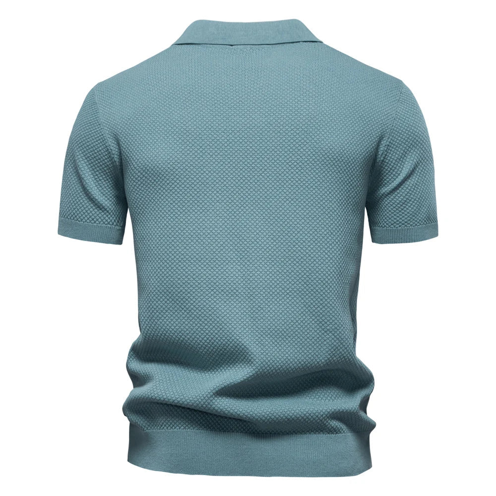 Mika | Stilvolles & Luftiges Herren-Poloshirt – Isabels Modehaus (Bild 7)
