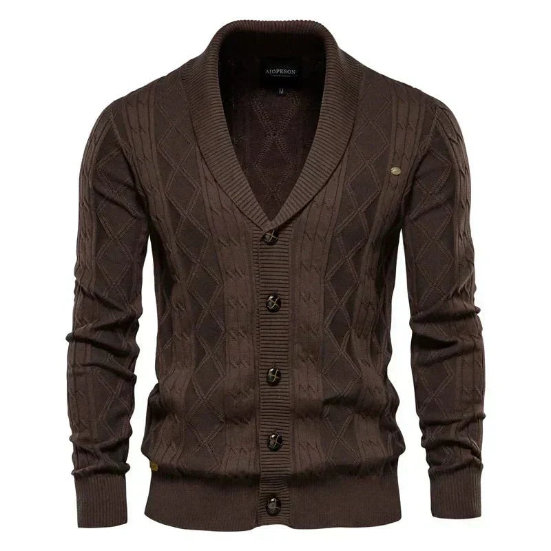 Waldemar | Herren Cardigan mit Knopfleiste – Isabels Modehaus (Bild 3)
