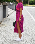 Jorlyn™ - Elegantes Kleid mit V-Ausschnitt und figurbetonter Passform – Isabels Modehaus (Bild 10)