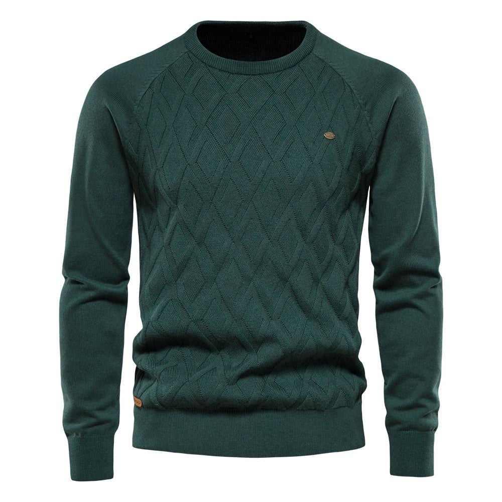 Theodor | Herrenpullover mit Rautenmuster – Isabels Modehaus (Bild 2)