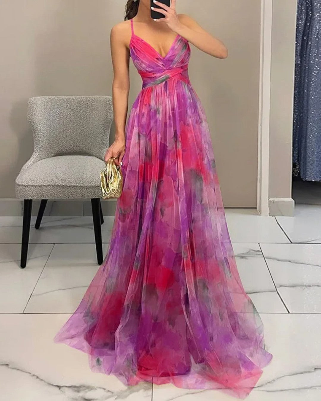 Flora | Maxikleid mit Blumenprint