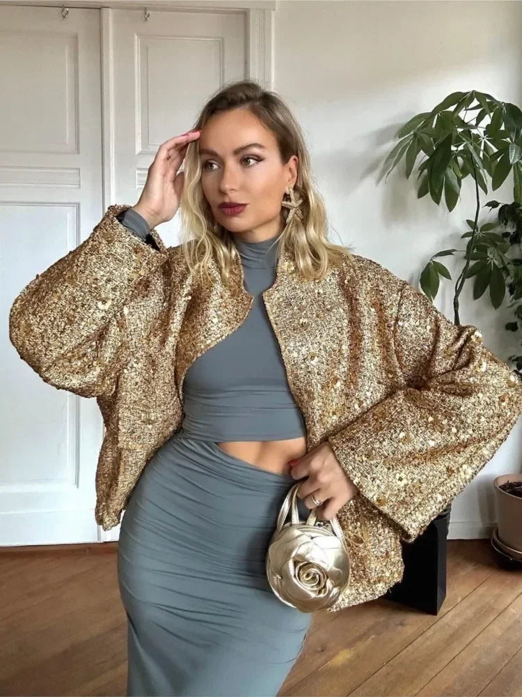 Lani | Elegante Perlen-Pailletten-Jacke – Isabels Modehaus (Bild 7)