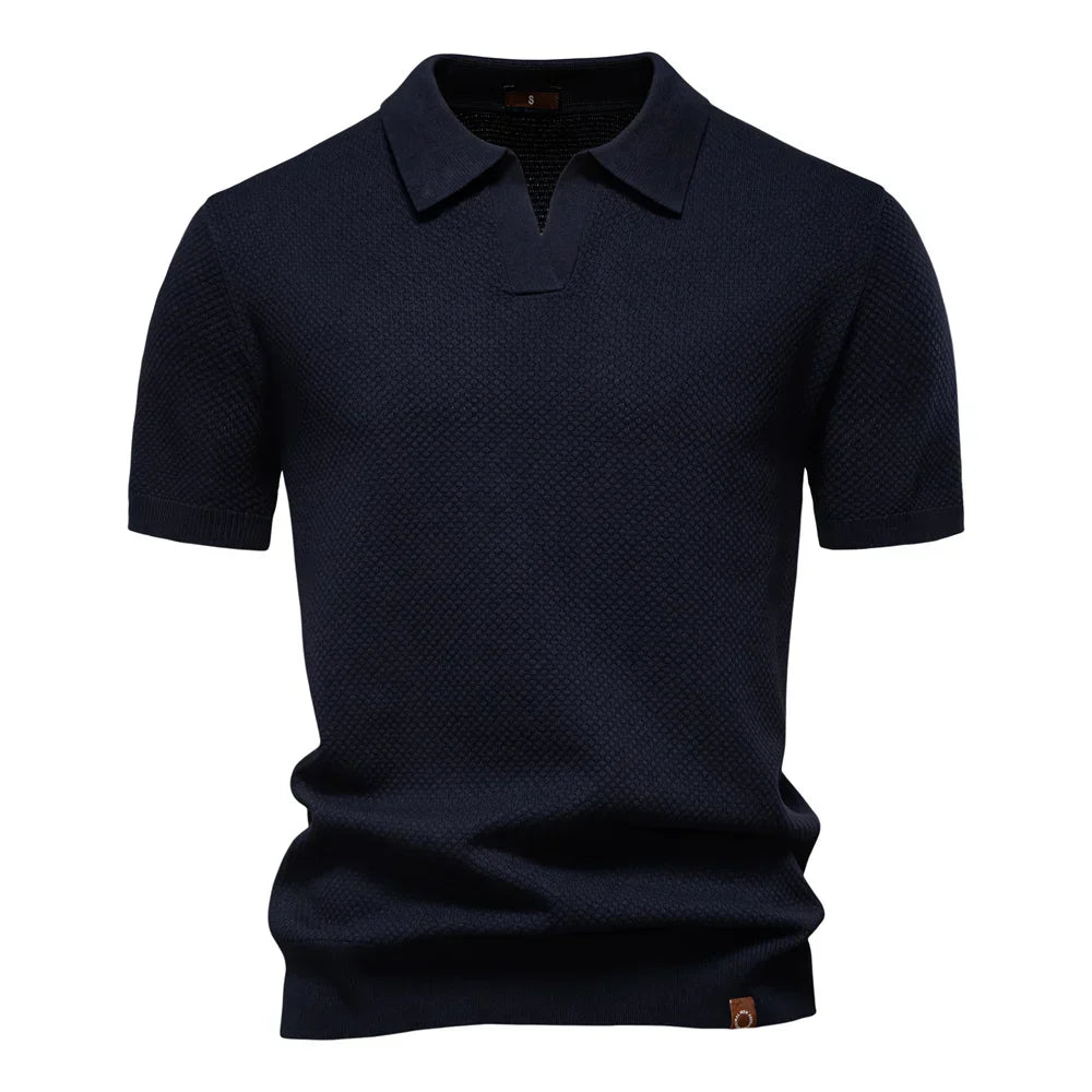 Mika | Stilvolles & Luftiges Herren-Poloshirt – Isabels Modehaus (Bild 6)