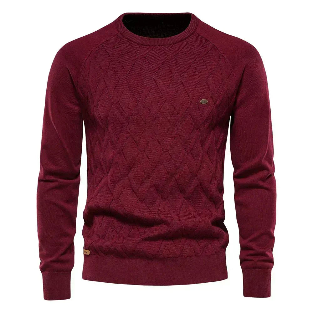 Theodor | Herrenpullover mit Rautenmuster – Isabels Modehaus (Bild 4)