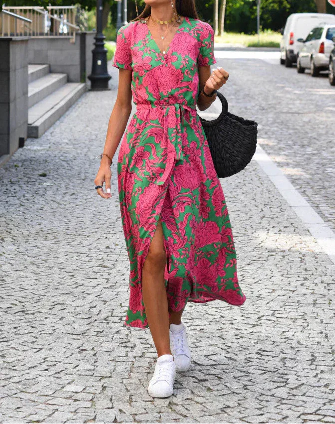 Jorlyn™ - Elegantes Kleid mit V-Ausschnitt und figurbetonter Passform – Isabels Modehaus (Bild 8)
