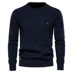 Theodor | Herrenpullover mit Rautenmuster – Isabels Modehaus (Bild 6)