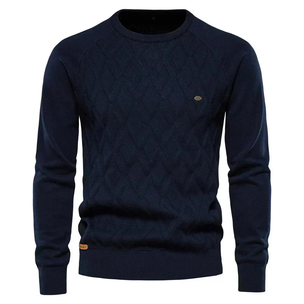 Theodor | Herrenpullover mit Rautenmuster – Isabels Modehaus (Bild 6)