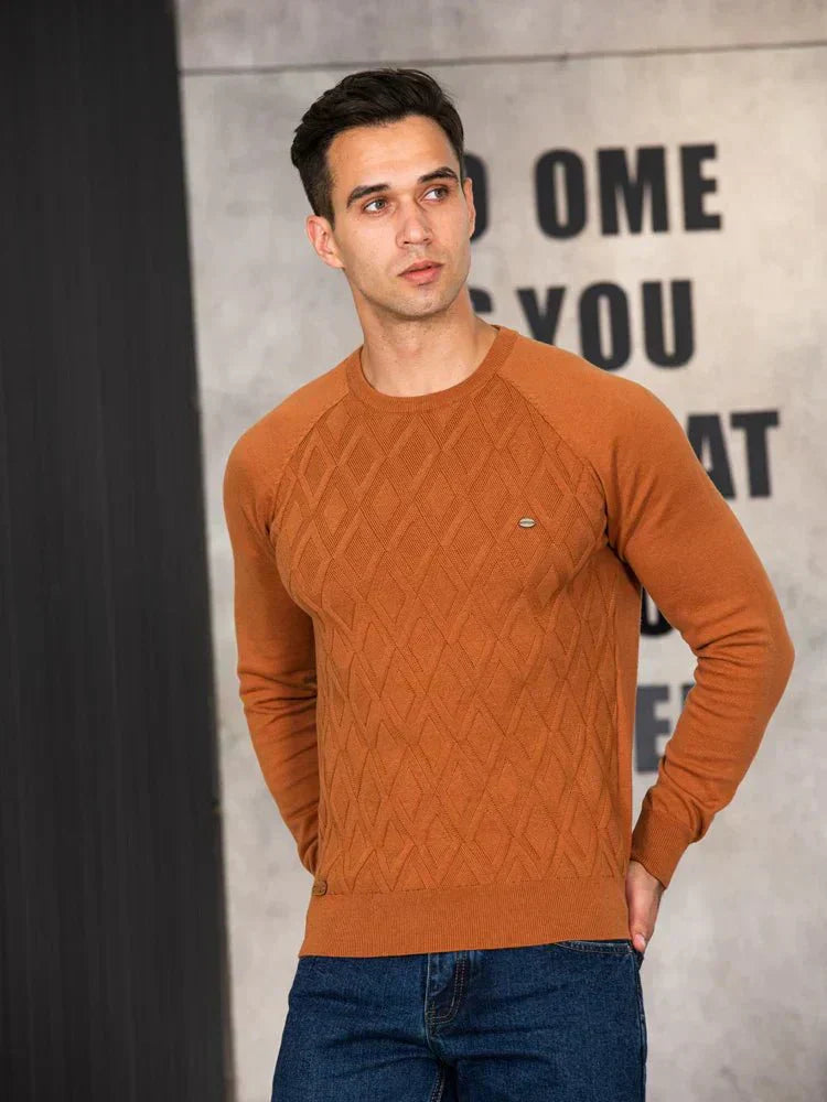 Theodor | Herrenpullover mit Rautenmuster – Isabels Modehaus (Bild 9)