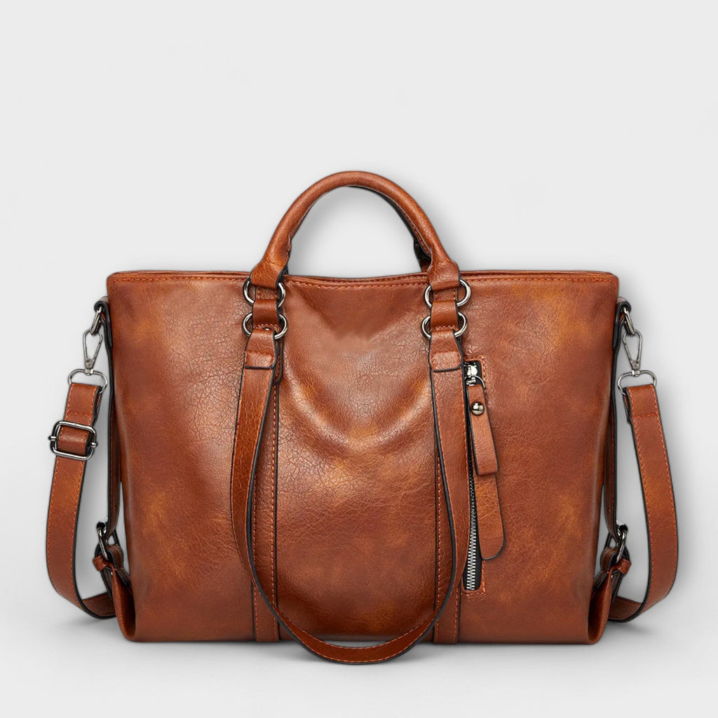 Olivia - Große Lederhandtasche – Isabels Modehaus