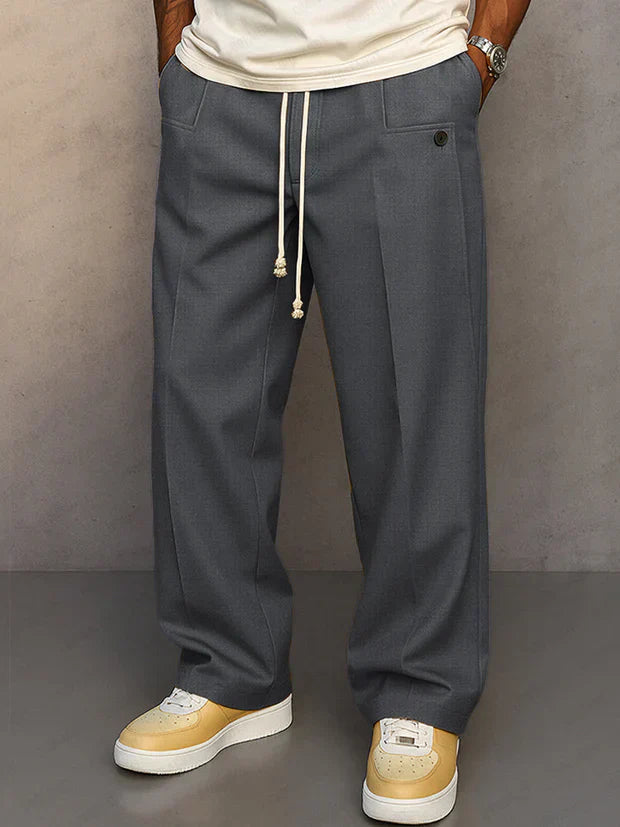 Victor | Elegante Herrenhose mit verstellbarem Tunnelzug – Isabels Modehaus (Bild 3)