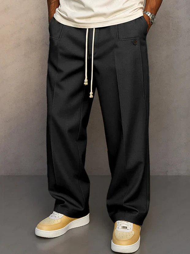 Victor | Elegante Herrenhose mit verstellbarem Tunnelzug – Isabels Modehaus
