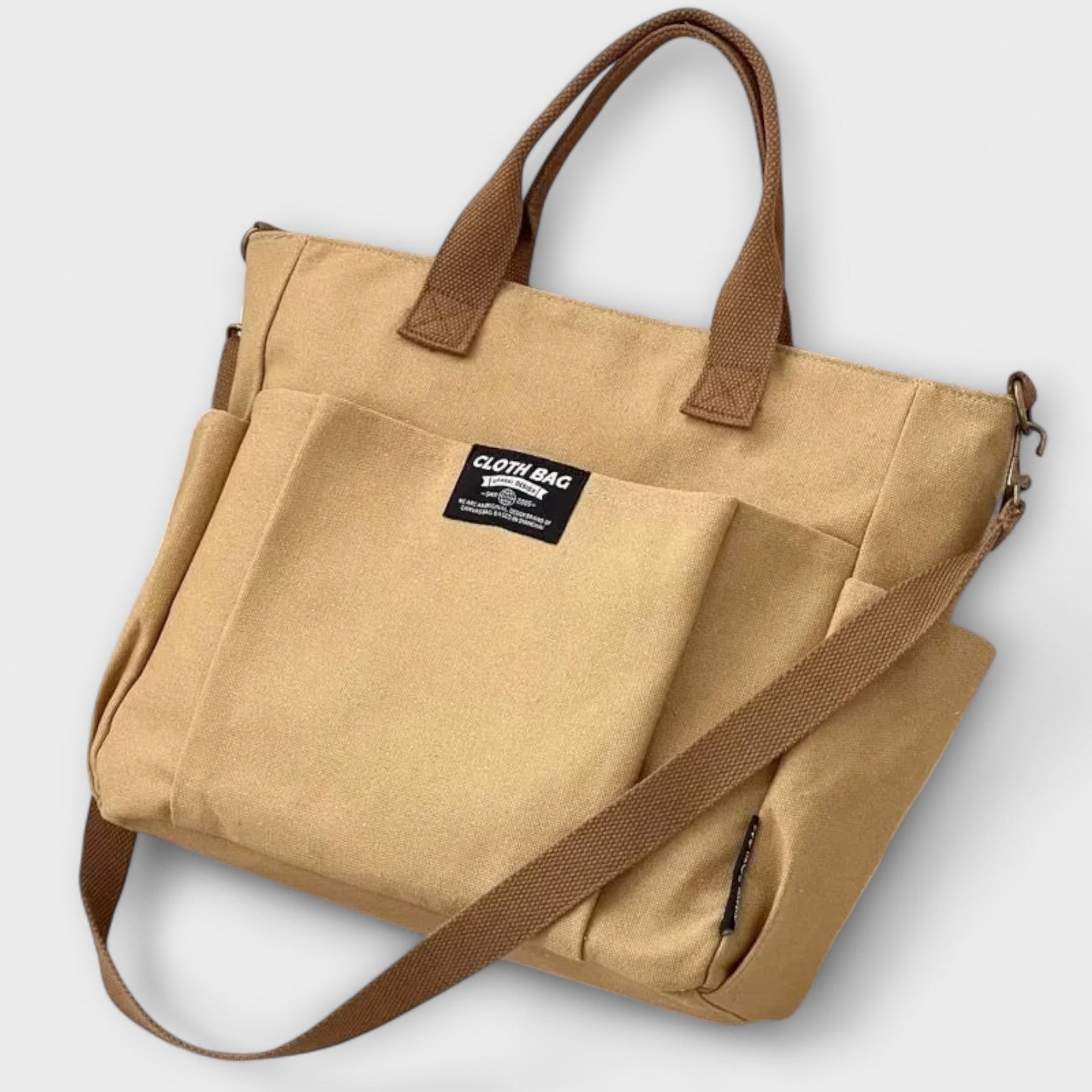Olivia - Minimalistische Canvas-Tasche – Isabels Modehaus (Bild 6)