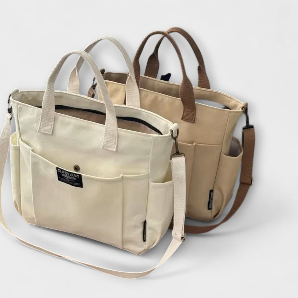 Olivia - Minimalistische Canvas-Tasche – Isabels Modehaus (Bild 5)