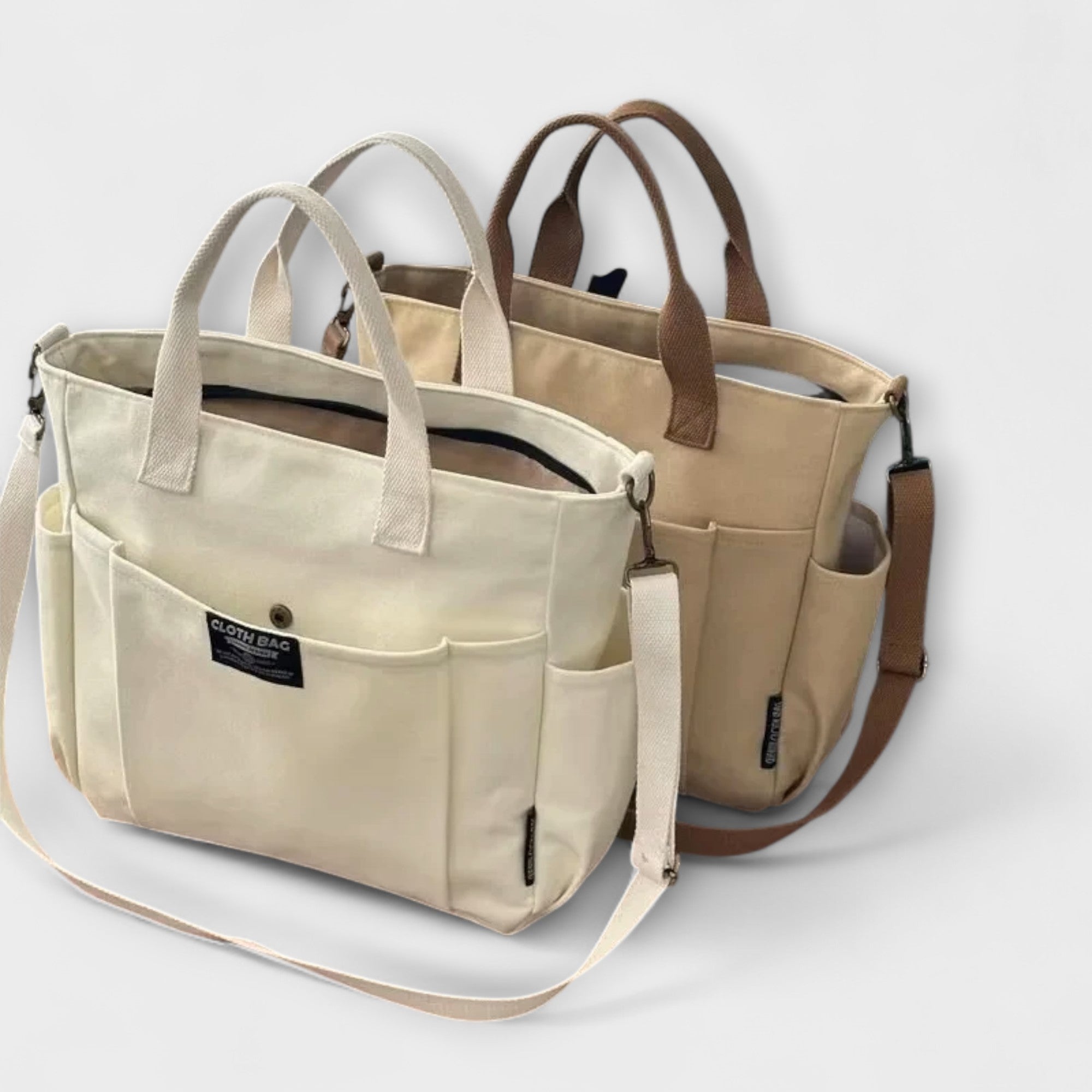Olivia - Minimalistische Canvas-Tasche – Isabels Modehaus (Bild 5)
