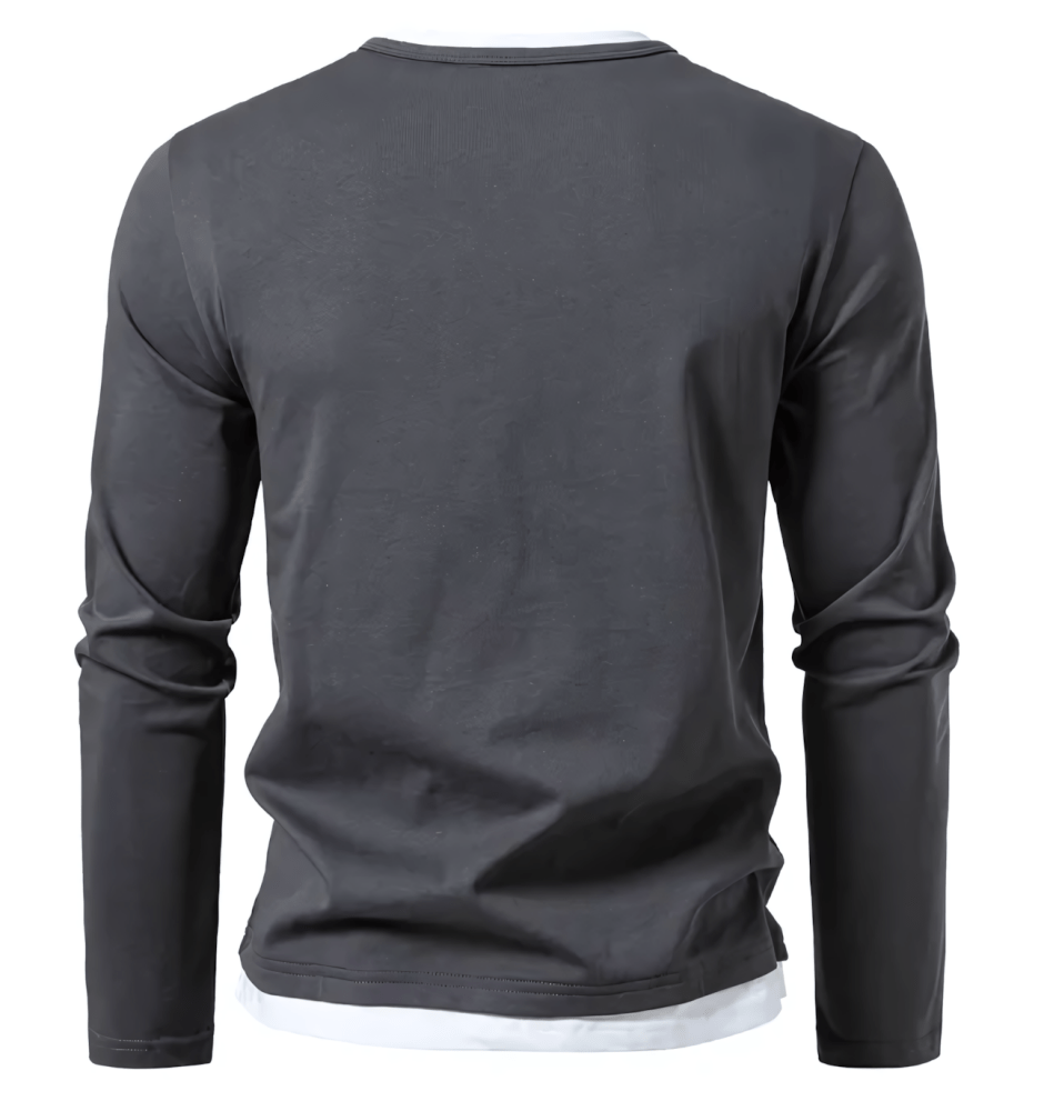 Alwin | Premium Langarmshirt aus gekämmter Baumwolle – Isabels Modehaus (Bild 3)