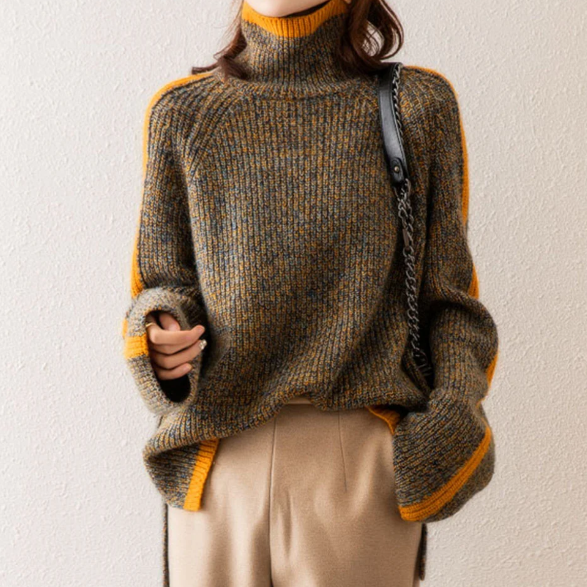 Eva I Pullover mit Rollkragen – Isabels Modehaus (Bild 3)