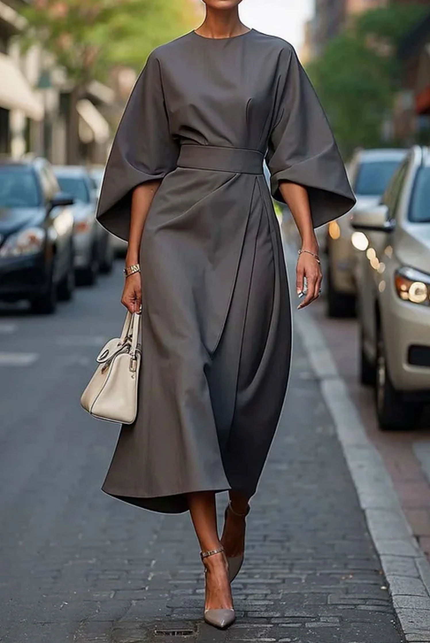 Rome™ – Zeitlos elegantes Kleid mit Laternenärmeln – Isabels Modehaus (Bild 5)