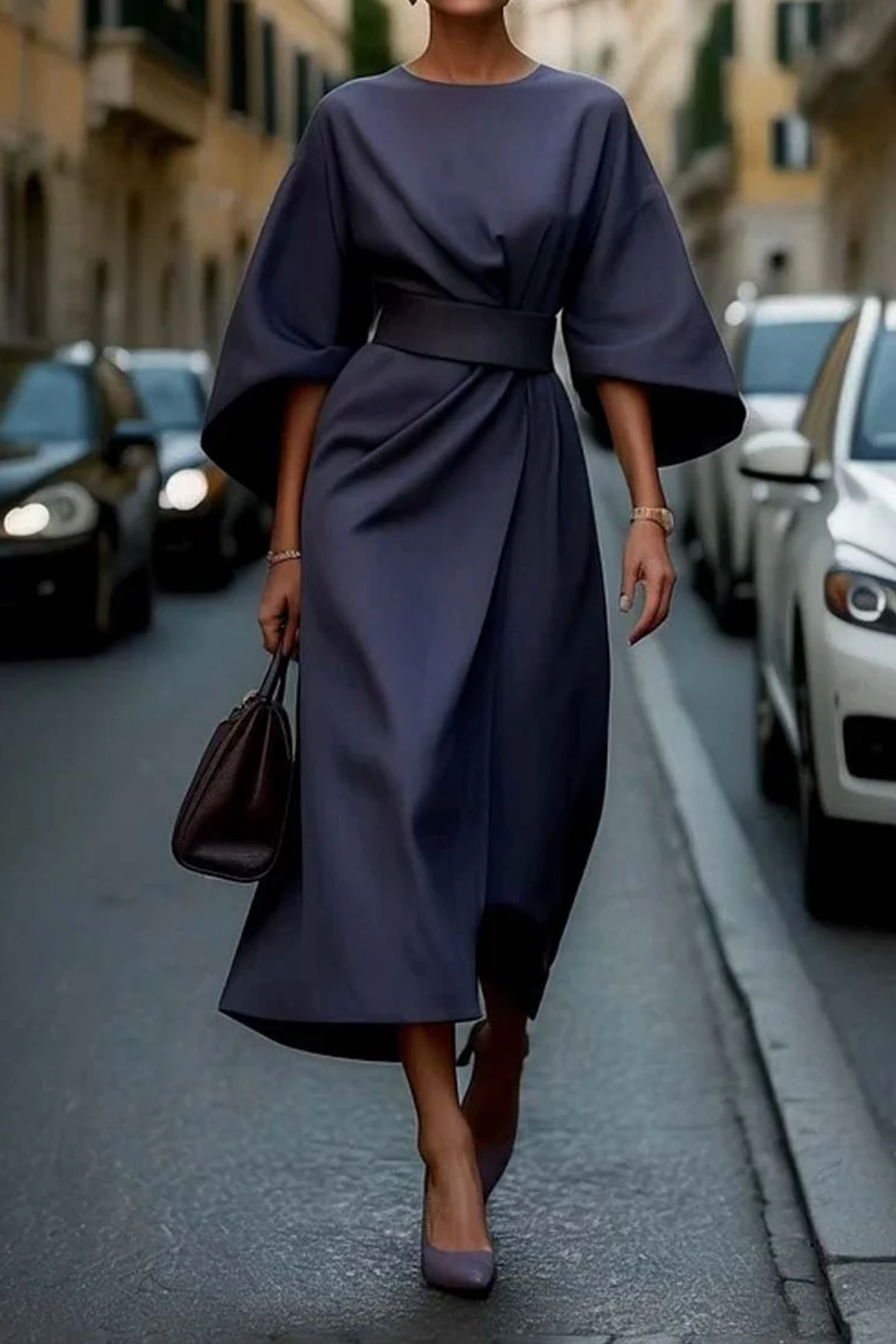 Rome™ – Zeitlos elegantes Kleid mit Laternenärmeln – Isabels Modehaus (Bild 2)