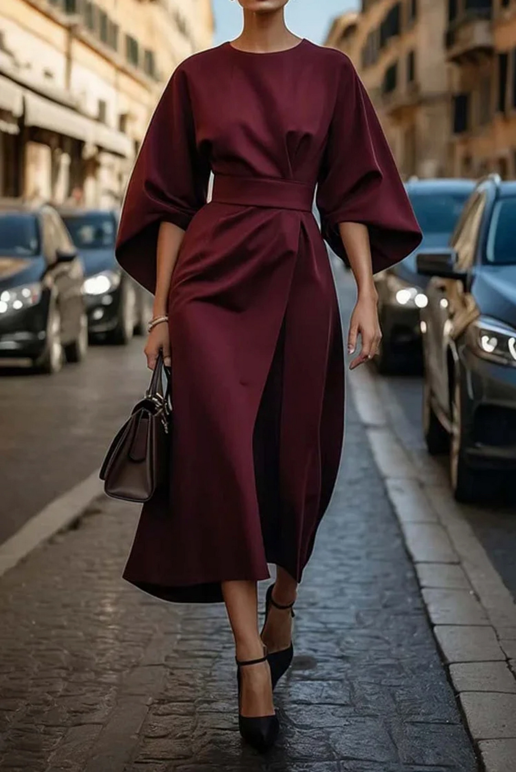 Rome™ – Zeitlos elegantes Kleid mit Laternenärmeln – Isabels Modehaus (Bild 3)