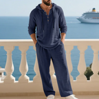 Marco | Bequeme 2-teilige Leinen Herren Set – Isabels Modehaus (Bild 7)