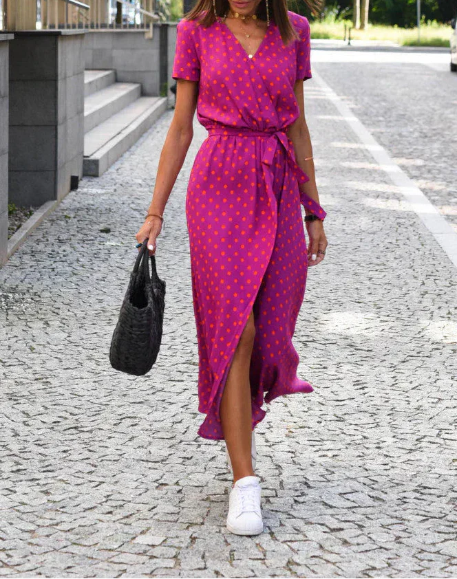 Jorlyn™ - Elegantes Kleid mit V-Ausschnitt und figurbetonter Passform – Isabels Modehaus (Bild 11)