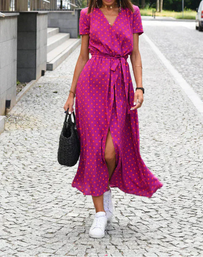 Jorlyn™ - Elegantes Kleid mit V-Ausschnitt und figurbetonter Passform – Isabels Modehaus (Bild 3)