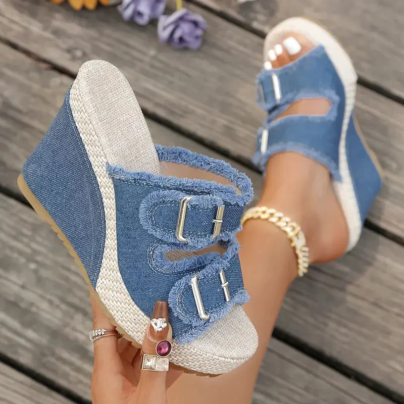 Atelier | Fray Edge Wedge Sandalen – Isabels Modehaus (Bild 4)