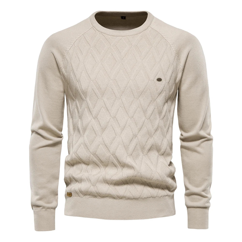 Theodor | Herrenpullover mit Rautenmuster – Isabels Modehaus (Bild 3)