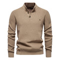 Konrad | Stilvolles Herrenpullover mit Knopfdesign – Isabels Modehaus