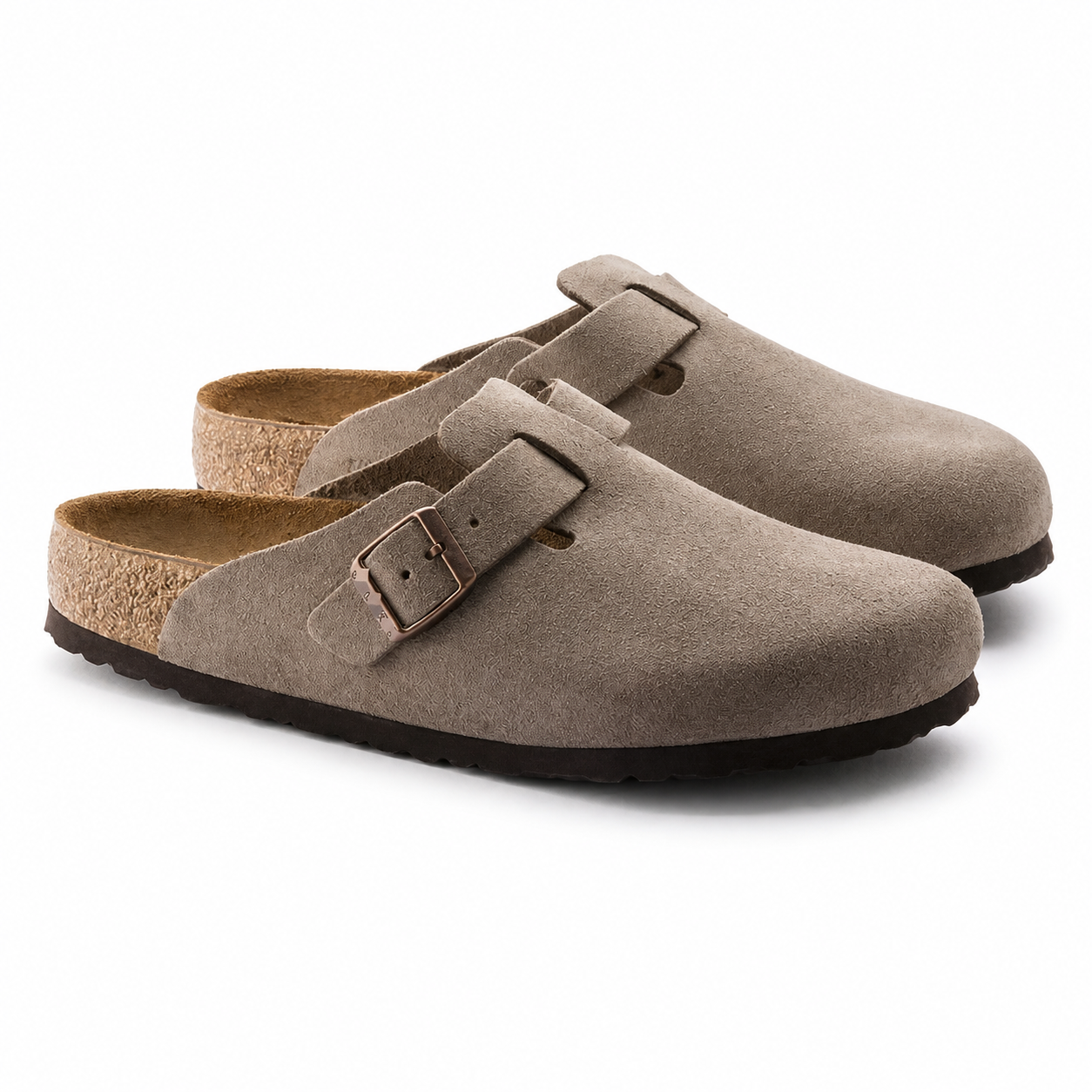 Leder-Pantoletten für Herren