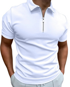 Evan | Zip-Poloshirt mit moderner Linie – Isabels Modehaus